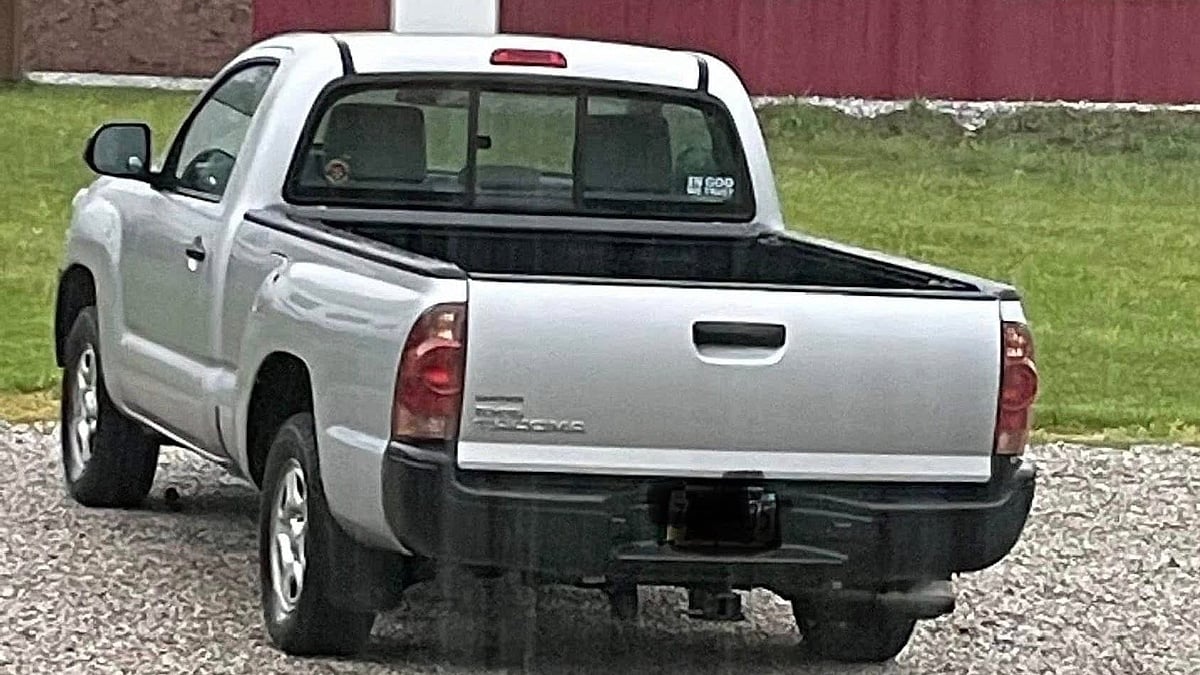 A 2012 Toyota Tacoma V6 rear view
