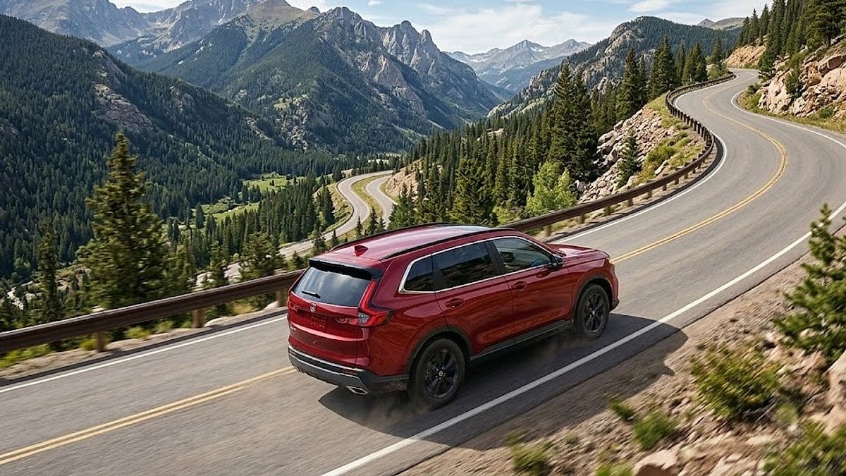 A Honda CR-V experiences critical current spike and network voltage drop during high-load Floyd Hill, Colorado mountain climb