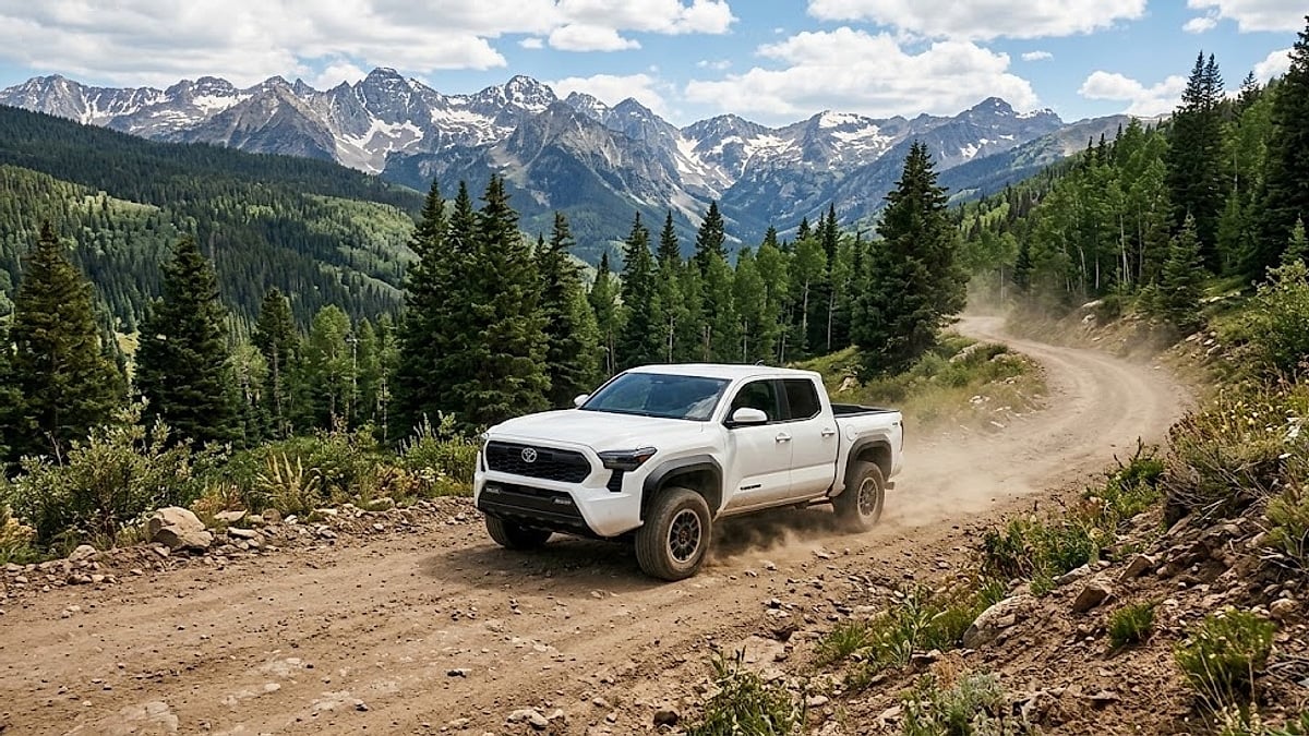 A Toyota Tacoma running at 11,000 feet forces the Tacoma's powertrain to run at higher sustained RPMs