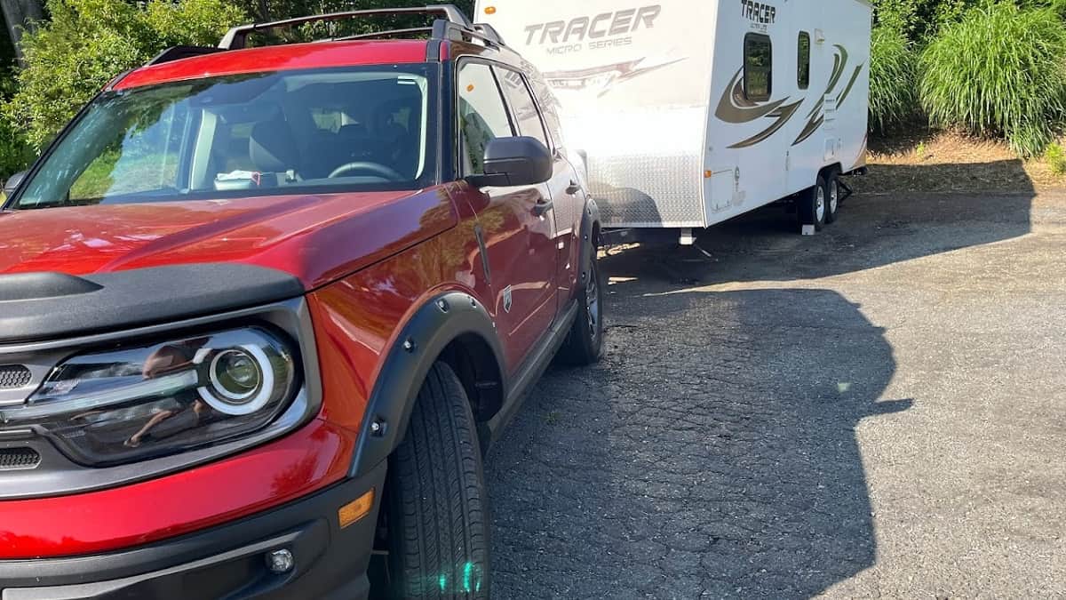 Ford Bronco Sport towing image courtesy of Kent Eaton