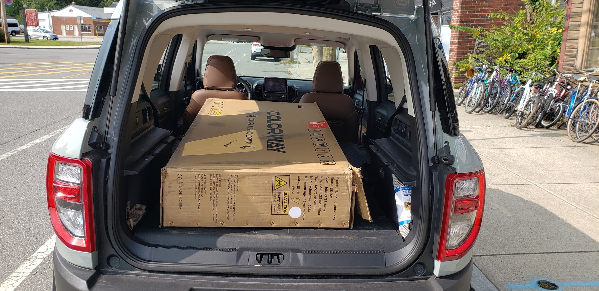 Image of Ford bronco Sport cargo area by John Goreham