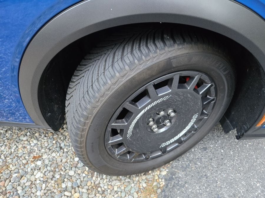 2025 Ford Mustang Mach-E Rally with Michelin CrossClimate2 tires