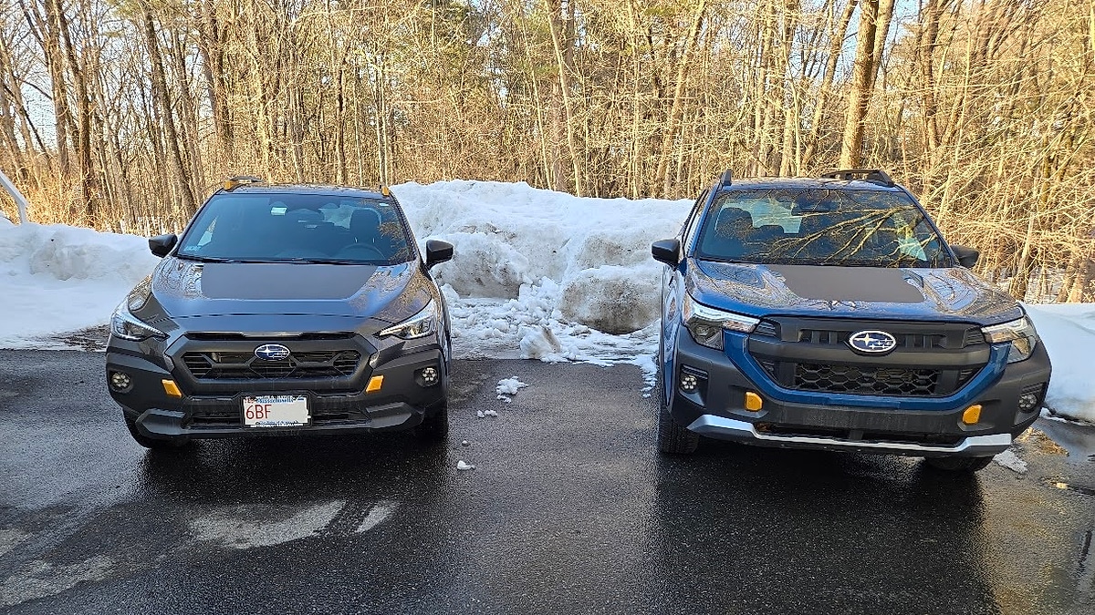 Subaru Forester and Crosstrek Wilderness side by side