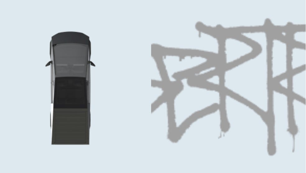 Tesla Cybertruck graphic image