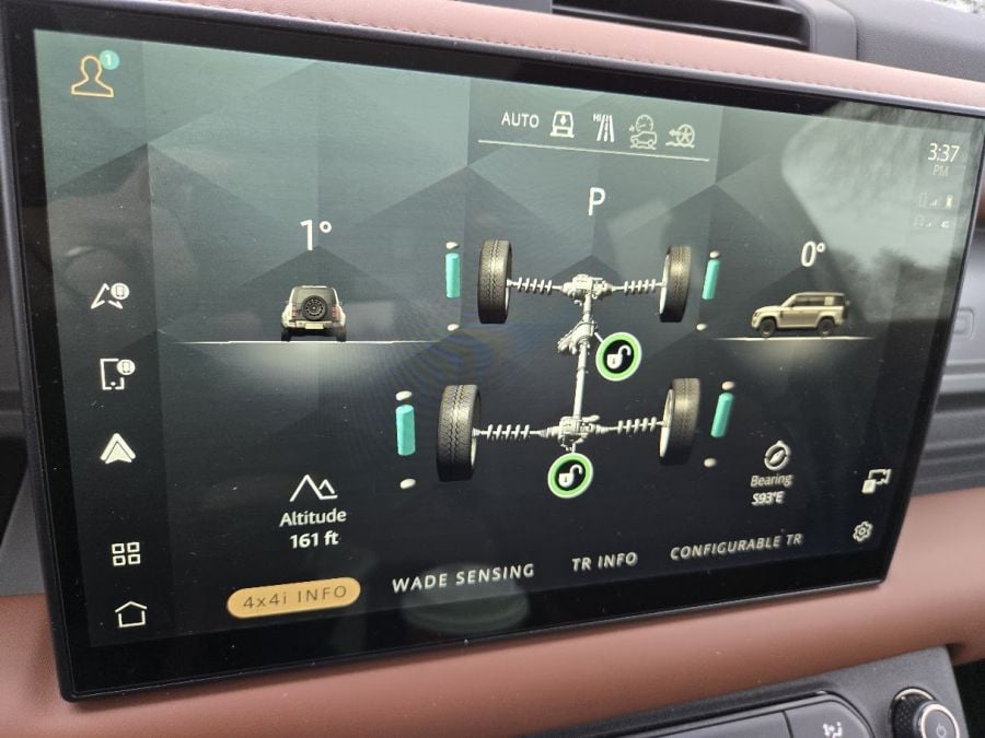 2026 Land Rover Defender 110 4x4 system