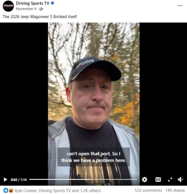 Driving Sports TV FB post