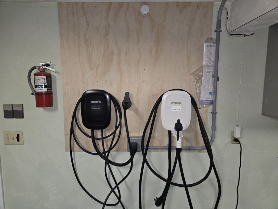 Emporia EV test stand shown