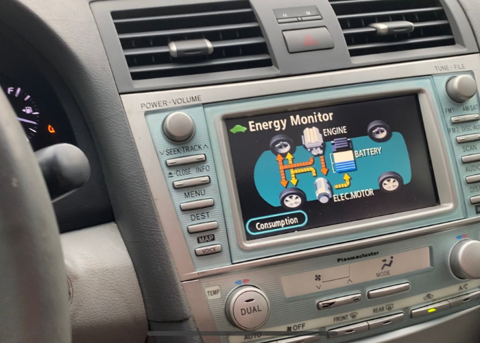 Toyota Prius energy monitor screen