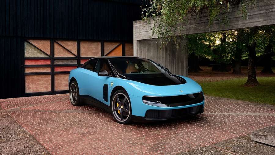 Ferrari Luce Front 3-4 Quarters View Blue