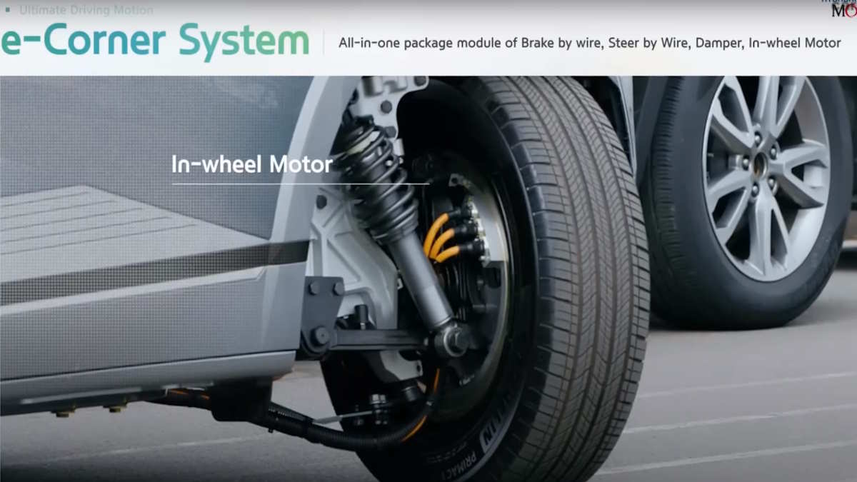 Hyundai Ioniq 5 wheels with motor