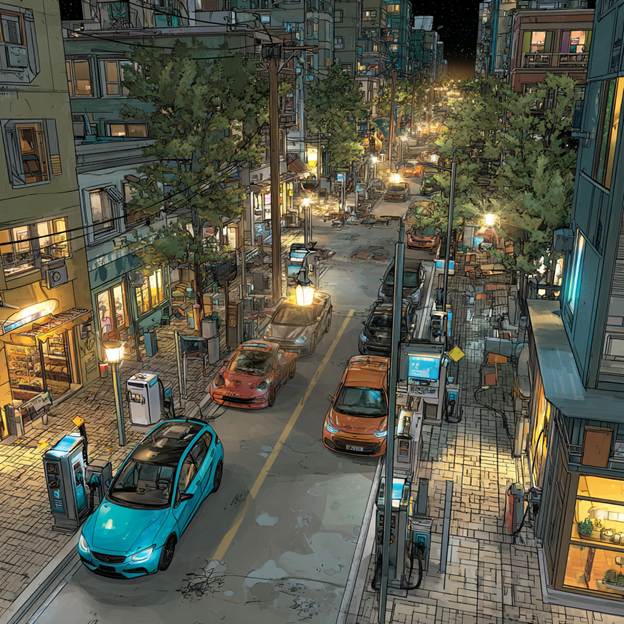 A street with cars and buildings at night&lt;/p&gt;
&lt;p&gt;AI-generated content may be incorrect.