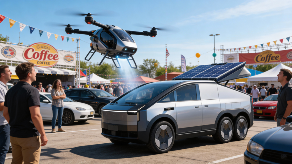 The Land Aircraft Carrier at Cars &amp; Coffee