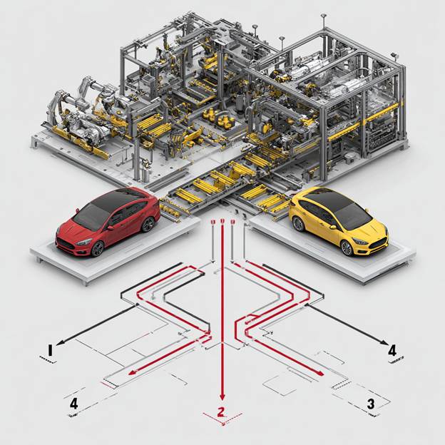 A group of cars on a platform&lt;/p&gt;
&lt;p&gt;AI-generated content may be incorrect.
