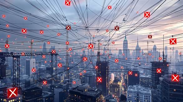 A person in a ufo flying over a city</p>
<p>AI-generated content may be incorrect.