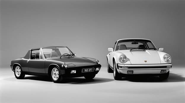 A black and white car</p>
<p>AI-generated content may be incorrect.