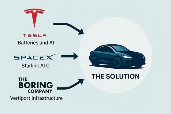 A person in a ufo flying over a city</p>
<p>AI-generated content may be incorrect.