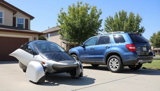 A car parked in a driveway</p>
<p>AI-generated content may be incorrect.