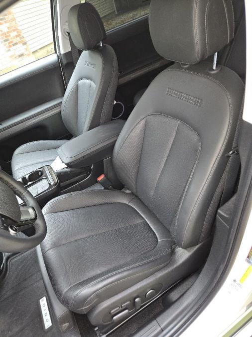 Ioniq 5 Limited front drivers seat offers power adjustment