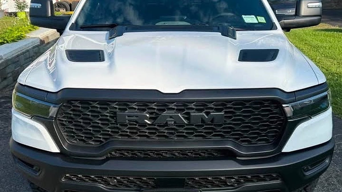 John Riley traded for a 2026 Ram Rebel 3.0 Level 2 front grille view