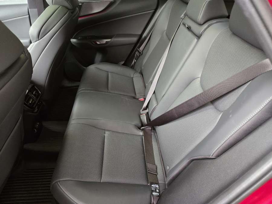 2026 Lexus NX rear seats
