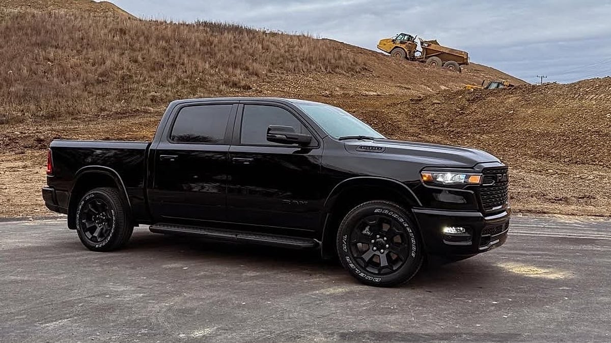 Michael Lynch's 2025 Ram 1500 that's had multiple warranty issues at the job site