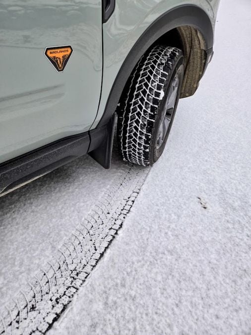 Michelin X-ICE Snow SUV tires shown on snow