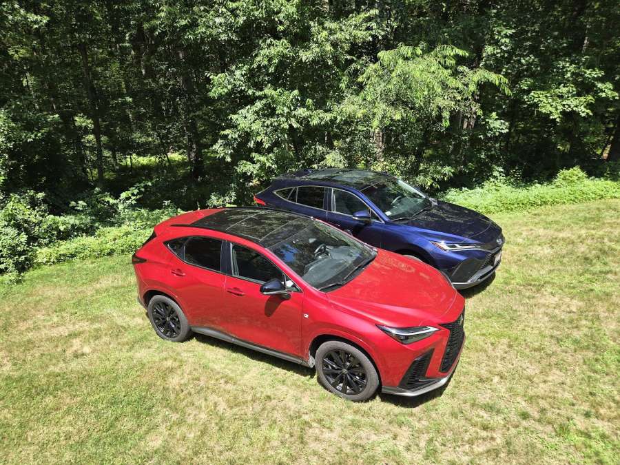 A 2026 Lexus NX with a Toyota Venza