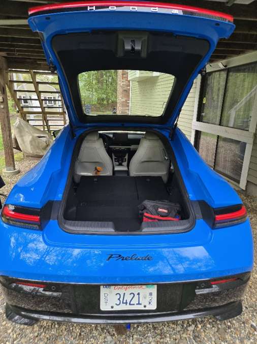 2026 Honda Prelude Hatch and cargo area