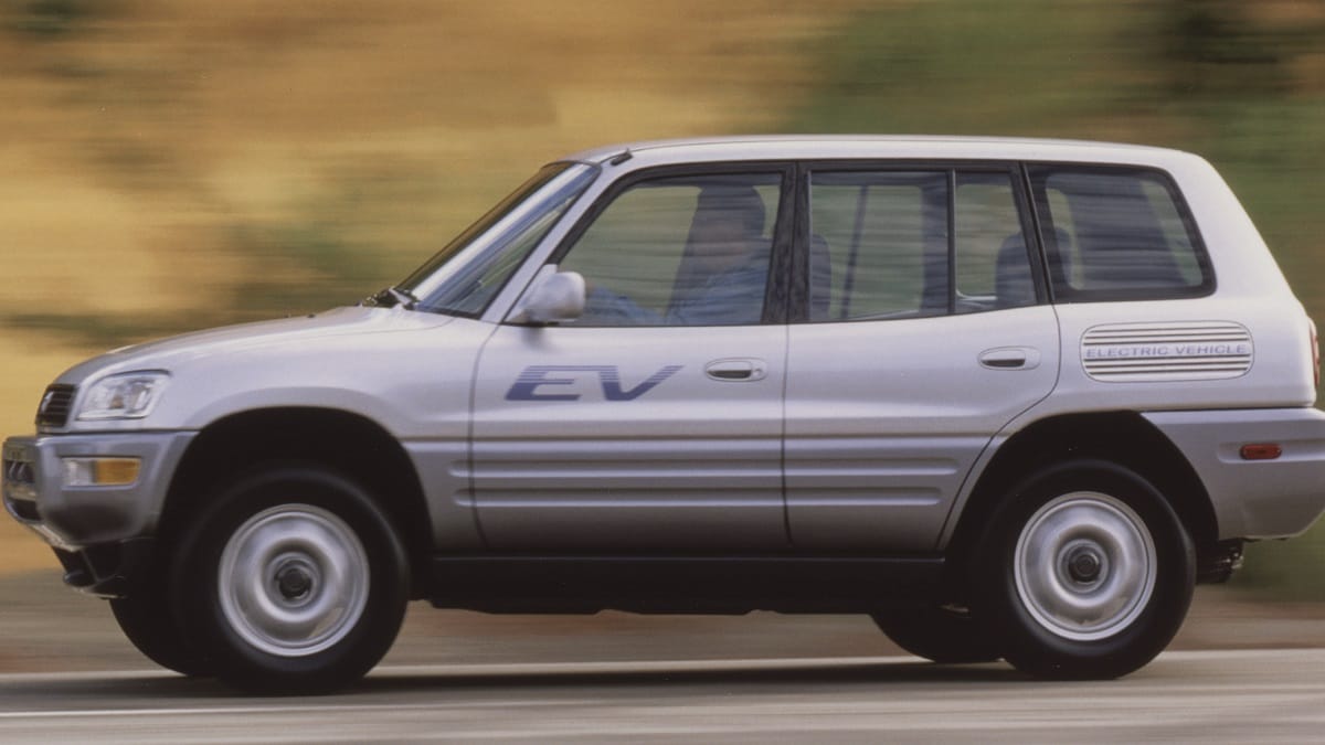 Image of 1997 RAV4 EV courtesy of Toyota. 