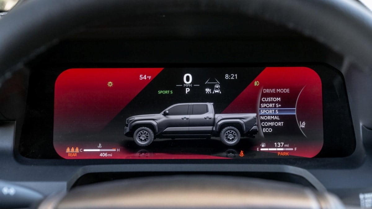 2024 Toyota Tacoma dashboard