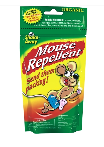 Shake Away mouse repellent