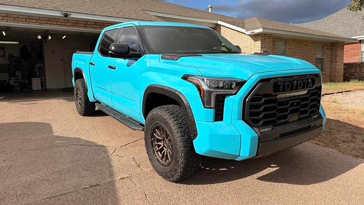 Shane Iac Washburn's 2024 Toyota Tundra TRD Pro at his Charleston, South Carolina home 