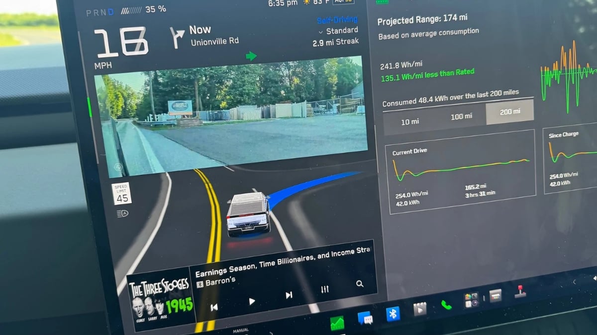 Tesla Cybertruck Owner Claims His Truck Has a 500-Mile Range at 55 MPH – He Adds, “It Also Only Costs $16 To Travel 500 Miles”