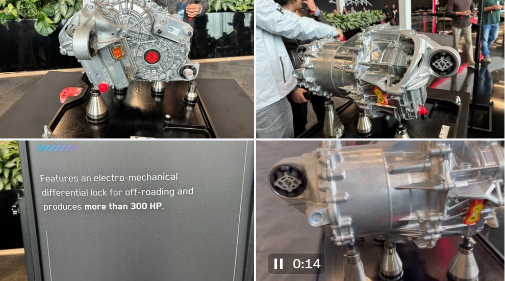 Tesla Cybertruck front drive unit