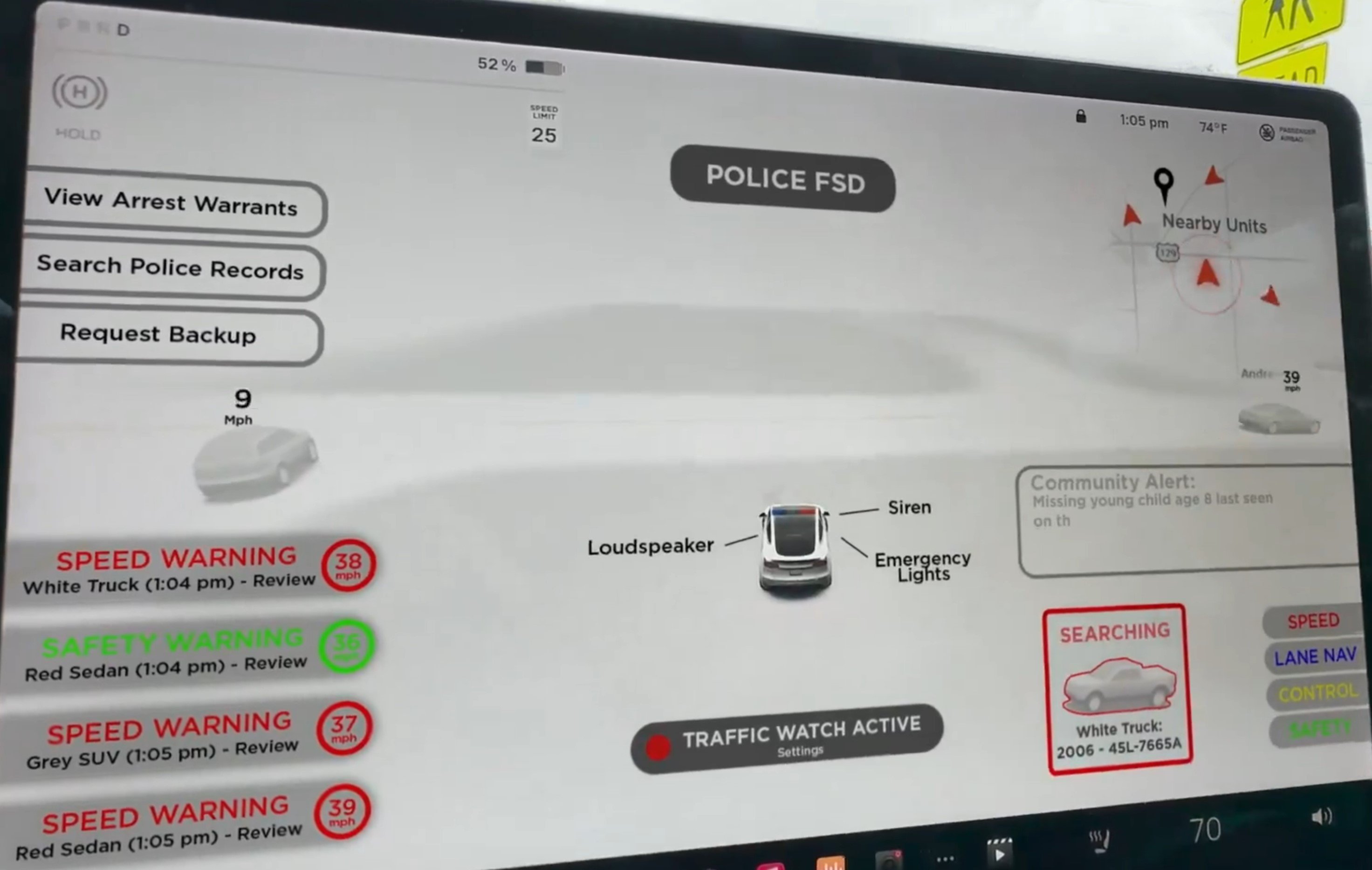 Tesla FSD - Police Edition - 2