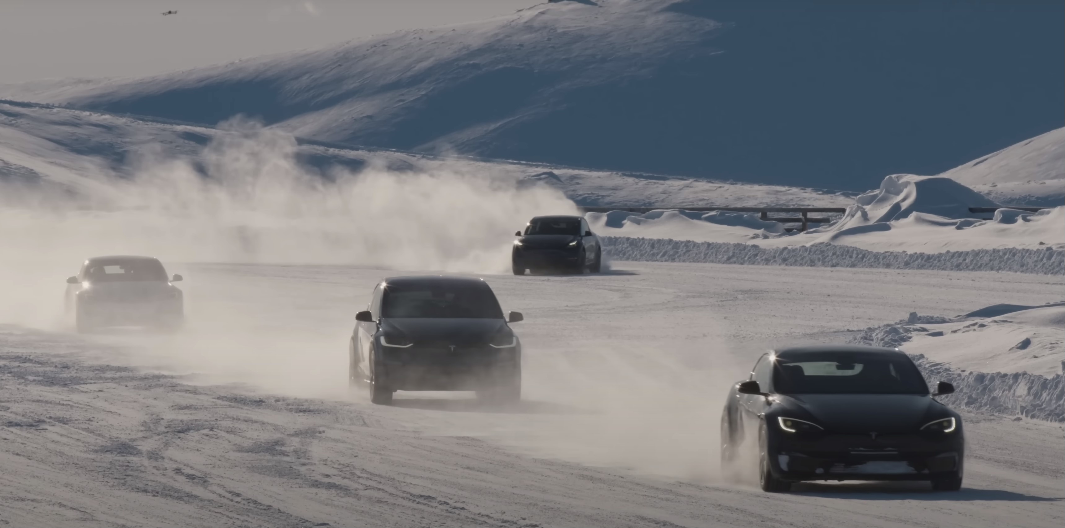 Tesla winter testing