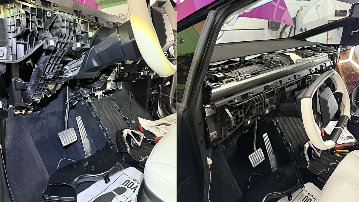 the amount of work involved in tearing down the dashboard of his Cybertruck and rebuilding it with Alcantara and stitches.