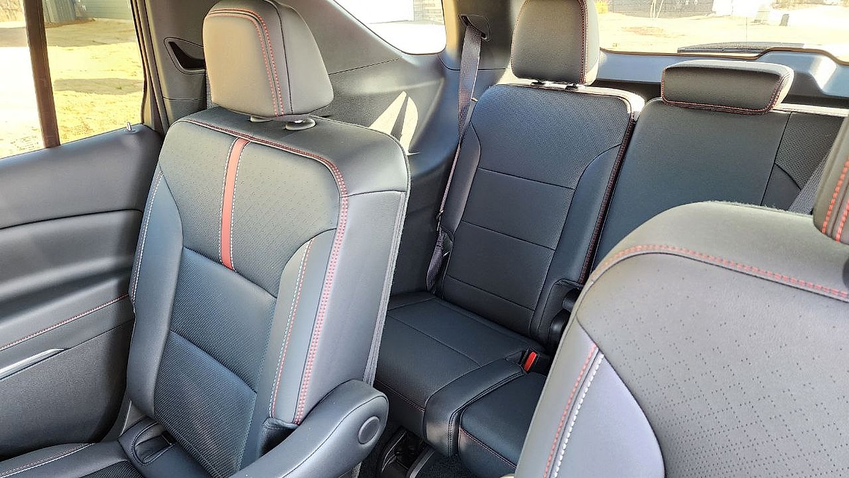the second row seat and the third row of the 2026 Chevrolet Traverse RS