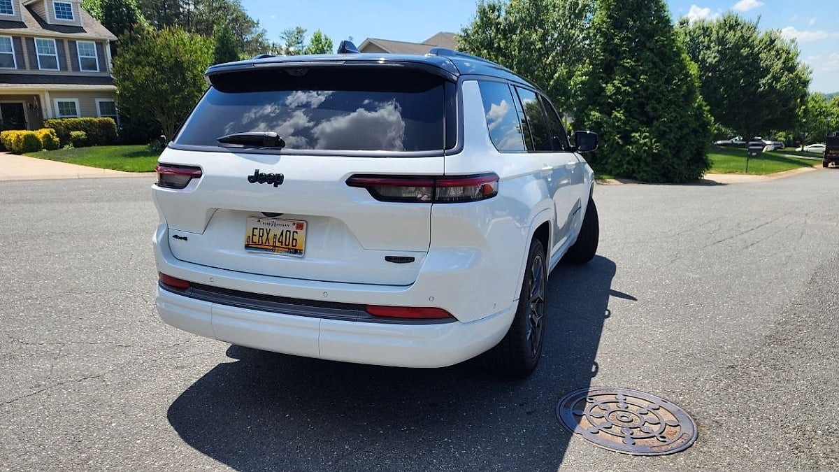 The back end of the 2026 Jeep Grand Cherokee