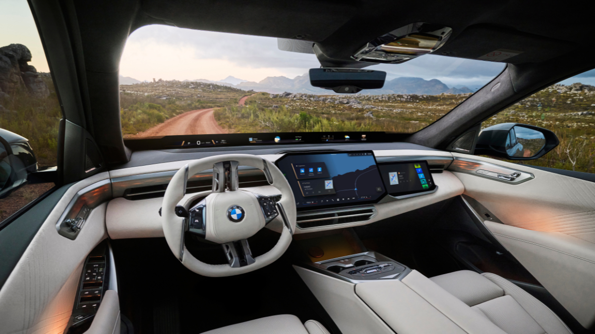 This is the interior of the 2027 BMW X5