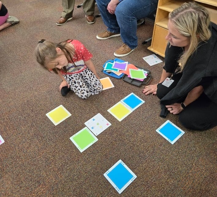 A child learns coding in a Toyota-sponsored STEM learning center