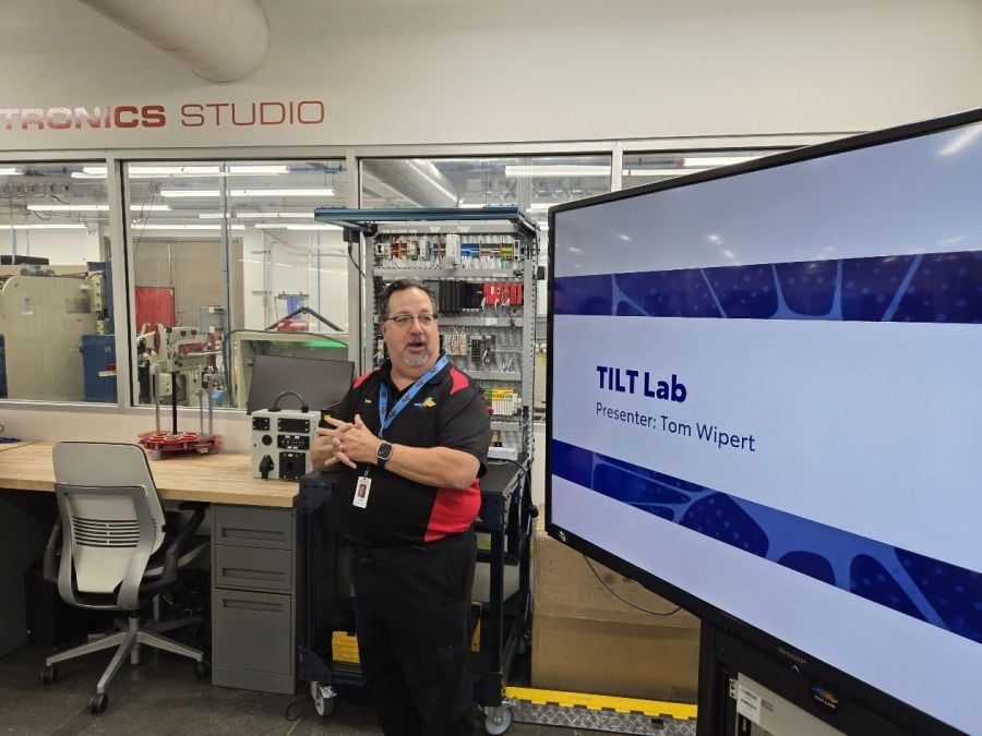 Toyota's TILT Lab manager, Tom Wipert