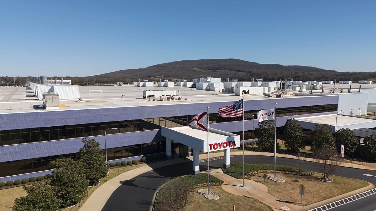 Toyota's Hunterville plant in Alabama