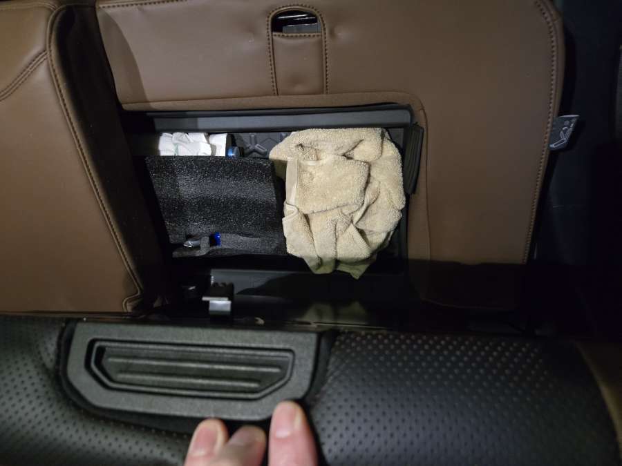 Ford Bronco Sport underseat storage
