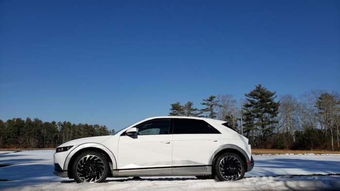 2023 Hyundai Ioniq 5 in snow image by John Goreham