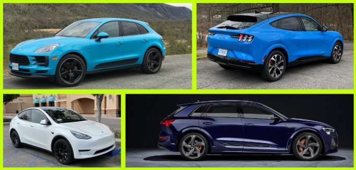 The Audi E-Tron, Ford Mustang Mach E, and Tesla Model Y all will compete with the Macan EV