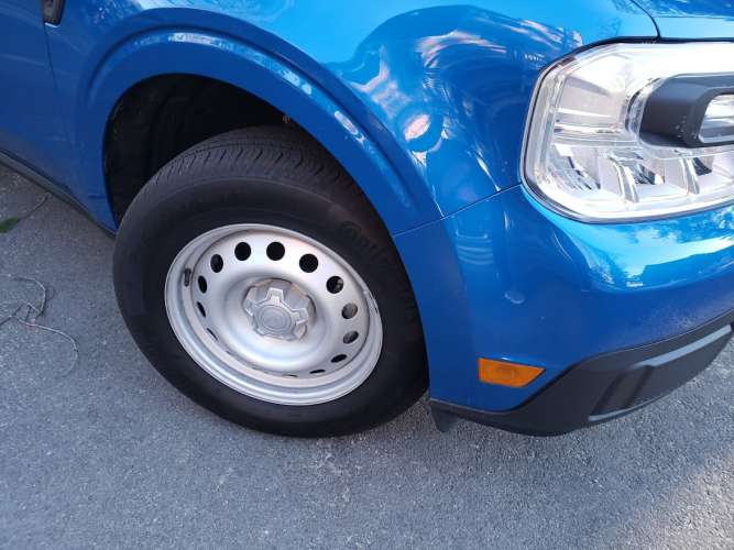 Image of Ford Maverick steel wheel by John Goreham