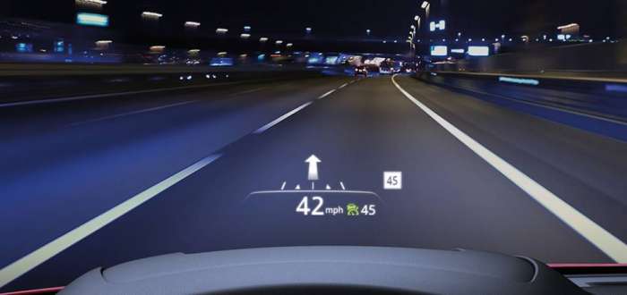 Head Up Display image courtesy of Mazda