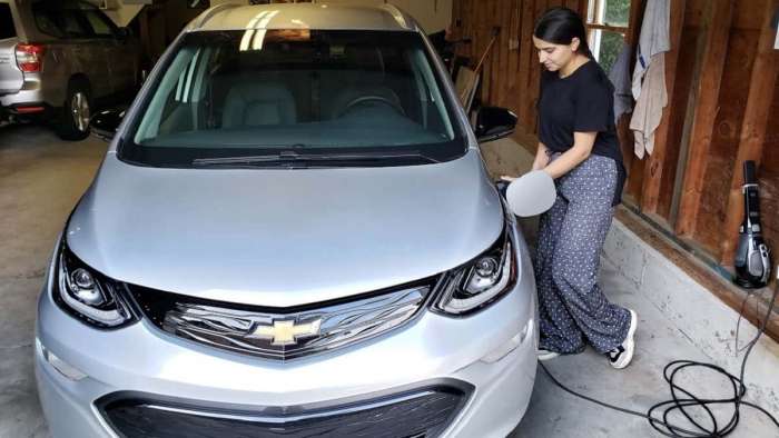 Chevy Bolt charging image by John Goreham