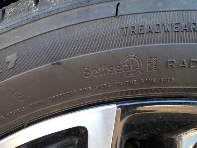 Image of self-seal tire by John Goreham